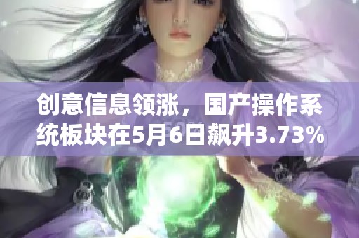 创意信息领涨，国产操作系统板块在5月6日飙升3.73%，主力资金净流入。