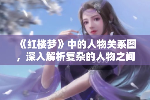 《红楼梦》中的人物关系图，深入解析复杂的人物之间的关联与情感。