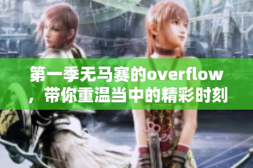 第一季无马赛的overflow，带你重温当中的精彩时刻与剧情发展