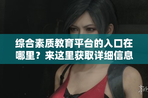综合素质教育平台的入口在哪里？来这里获取详细信息与指导！