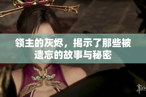 领主的灰烬，揭示了那些被遗忘的故事与秘密
