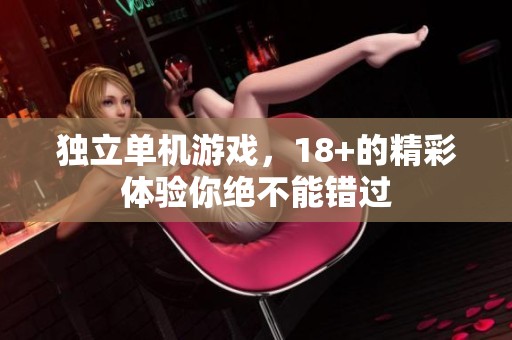 独立单机游戏，18+的精彩体验你绝不能错过