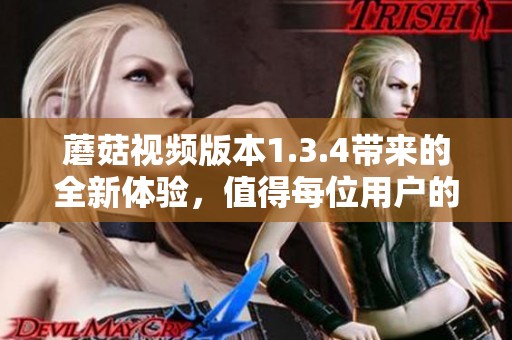 蘑菇视频版本1.3.4带来的全新体验，值得每位用户的关注与尝试