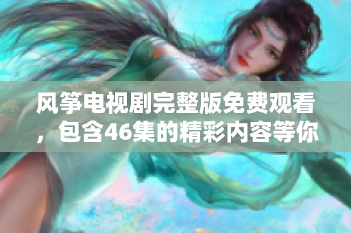 风筝电视剧完整版免费观看，包含46集的精彩内容等你来欣赏！