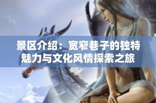景区介绍：宽窄巷子的独特魅力与文化风情探索之旅