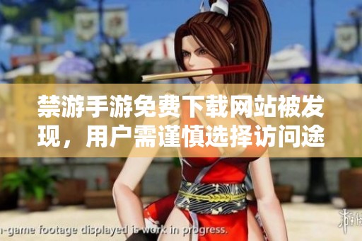 禁游手游免费下载网站被发现，用户需谨慎选择访问途径以保安全