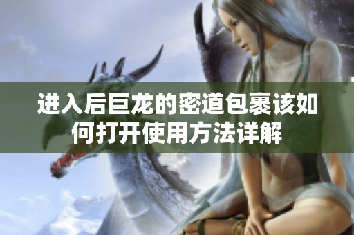进入后巨龙的密道包裹该如何打开使用方法详解