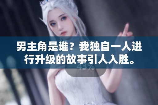 男主角是谁？我独自一人进行升级的故事引人入胜。