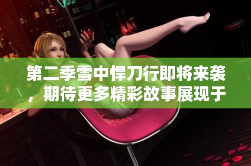 第二季雪中悍刀行即将来袭，期待更多精彩故事展现于观众眼前