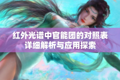 红外光谱中官能团的对照表详细解析与应用探索