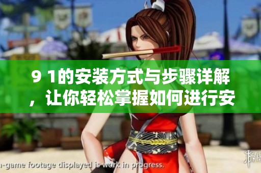 9 1的安装方式与步骤详解，让你轻松掌握如何进行安装