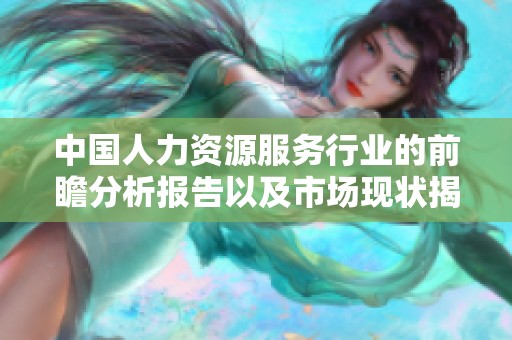 中国人力资源服务行业的前瞻分析报告以及市场现状揭示