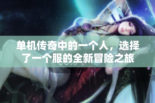单机传奇中的一个人，选择了一个服的全新冒险之旅