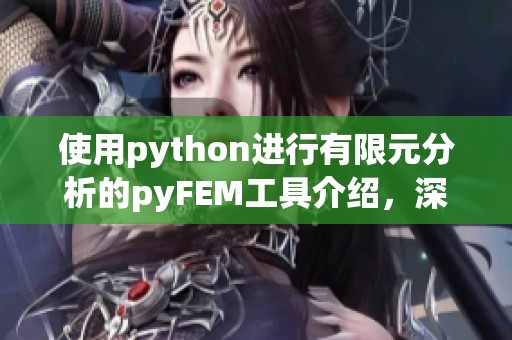 使用python进行有限元分析的pyFEM工具介绍，深度解析其在CSDN博客上的应用