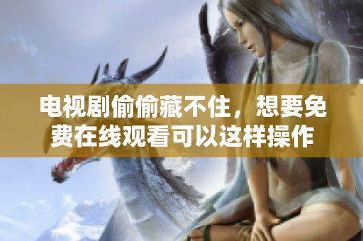 电视剧偷偷藏不住，想要免费在线观看可以这样操作