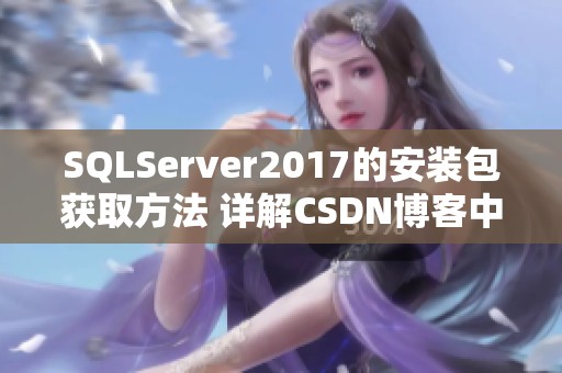 SQLServer2017的安装包获取方法 详解CSDN博客中的操作步骤