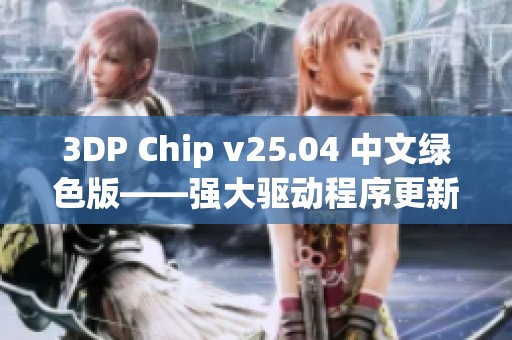 3DP Chip v25.04 中文绿色版——强大驱动程序更新工具的新选择