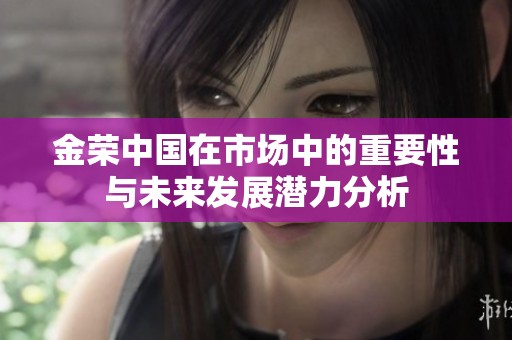 金荣中国在市场中的重要性与未来发展潜力分析
