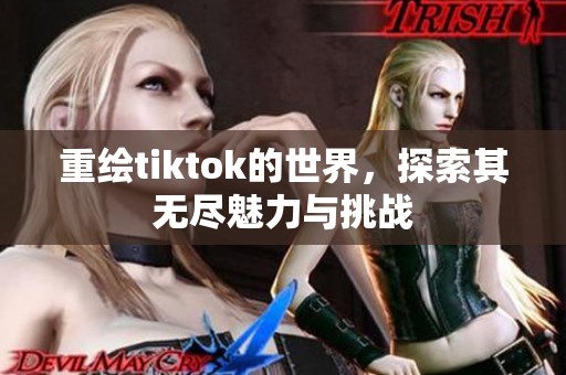 重绘tiktok的世界，探索其无尽魅力与挑战