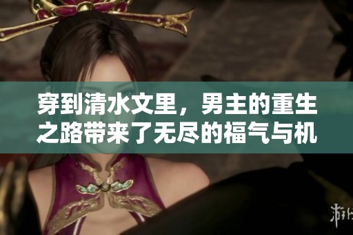 穿到清水文里，男主的重生之路带来了无尽的福气与机遇
